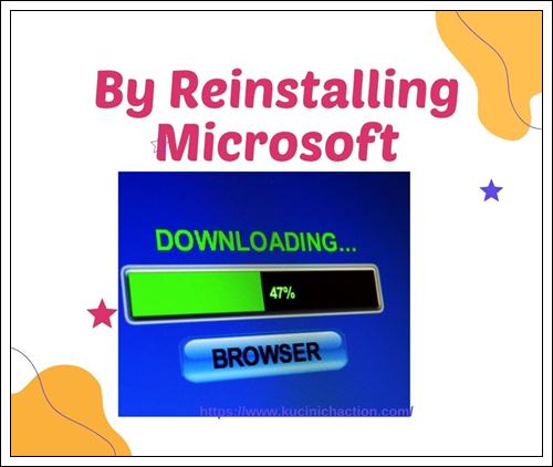 By Reinstalling Microsoft Outlook