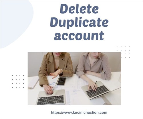 Delete Duplicate account