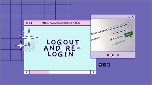Logout And Re-Login 