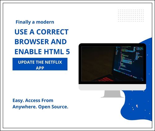 Use a Correct Browser and Enable HTML 5 