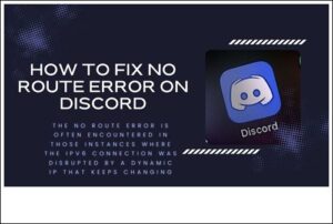 no route discord