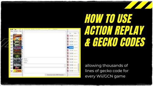 How to use Action Replay & Gecko Codes
