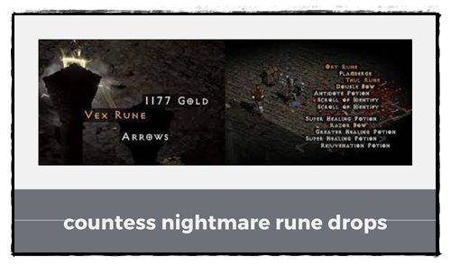 countess nightmare rune drops