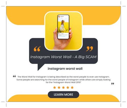 Instagram Worst Wall - A Big SCAM