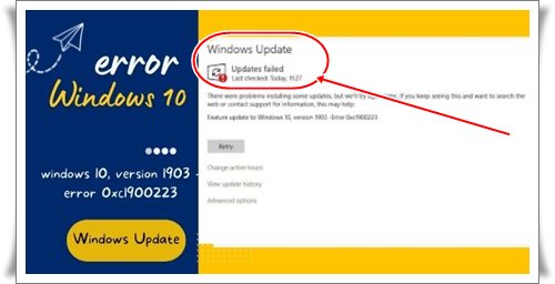 windows 10, version 1903 - error 0xc1900223