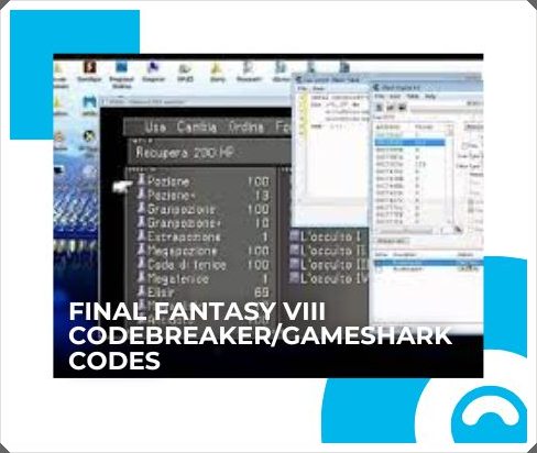 Final Fantasy VIII CodeBreaker Gameshark Codes 2023