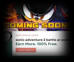 sonic adventure 2 battle ar codes