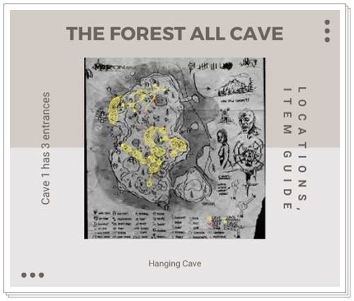 The Forest All Cave Locations Item Guide