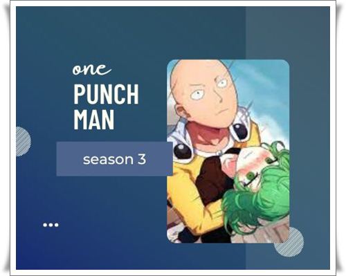 one punch man season 3