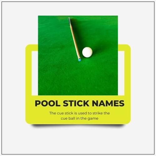 Cues Latest Price Pool Stick Names