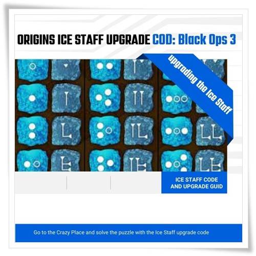 Ice Staff Code in CoD Black Ops 3 Zombies Chronicles