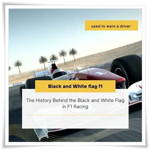 The History Behind the Black and White Flag in F1 Racing